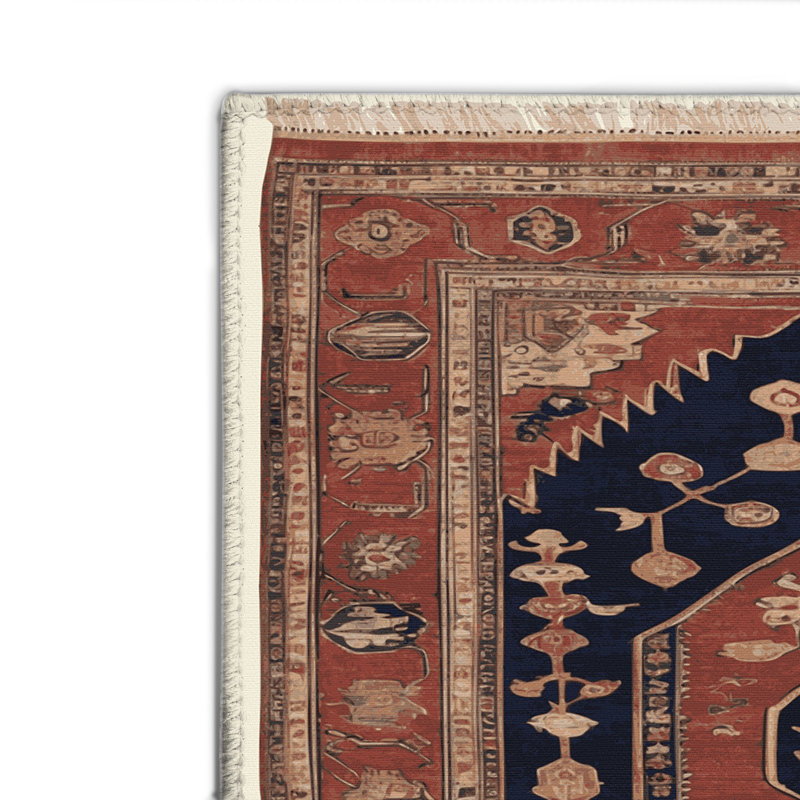 Tapis turc intérieur et extérieur brun, Rectangulaire 2 pi x 3 pi
