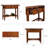 Mission Solid Wood Wine Stand-691613826