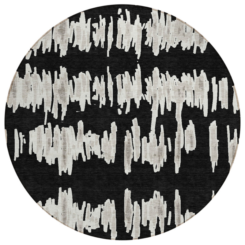 Tapis intérieur / extérieur Maliana, Rond 8 pi