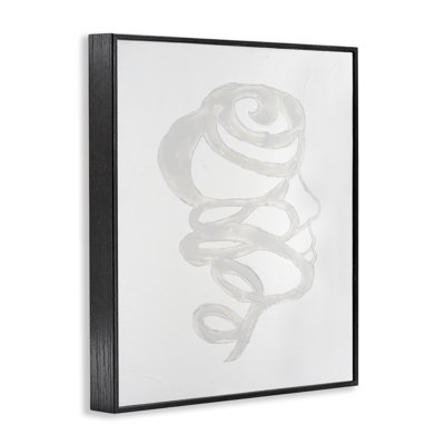 Minimalist Coil Portrait Framed Giclee, design by Vanna Lam