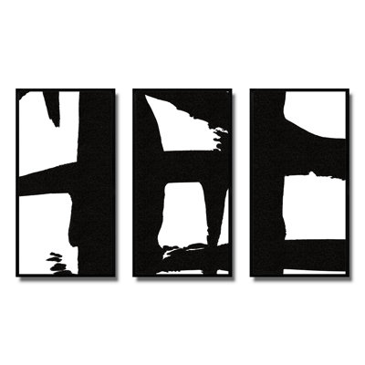 " Crossing Paths II " 3 Piece Art Set