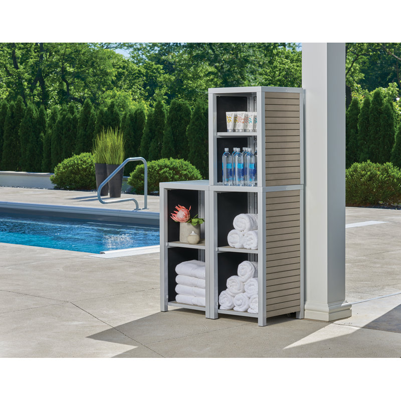 Travira Modular Valet Hutch, Tekwood Vintage