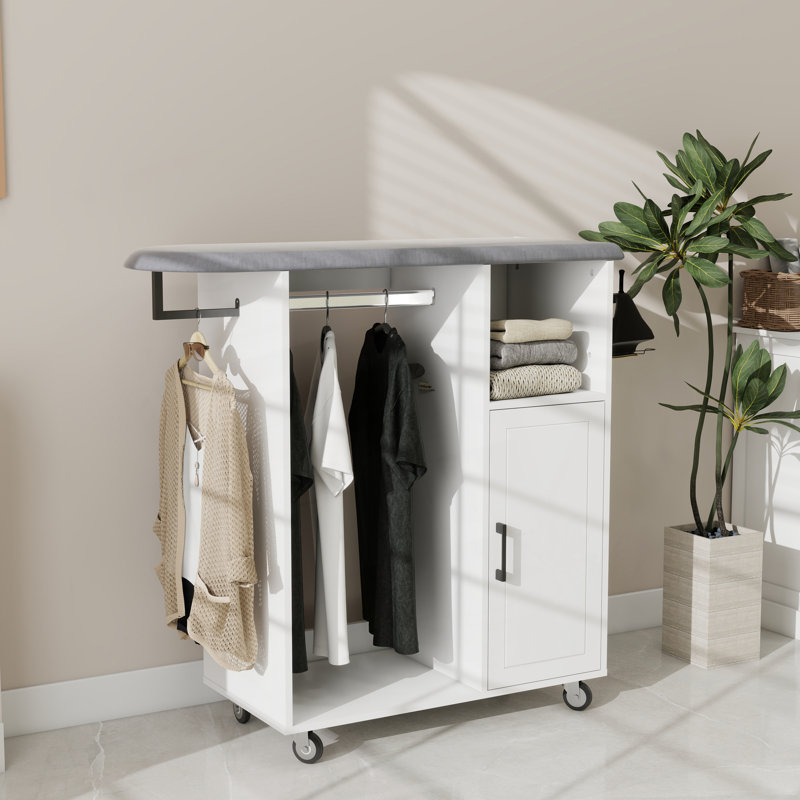 Compact Rolling Cart With Storage