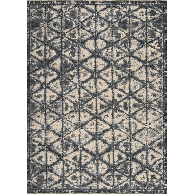 Shibori Hand Knotted Wool Indoor Rug