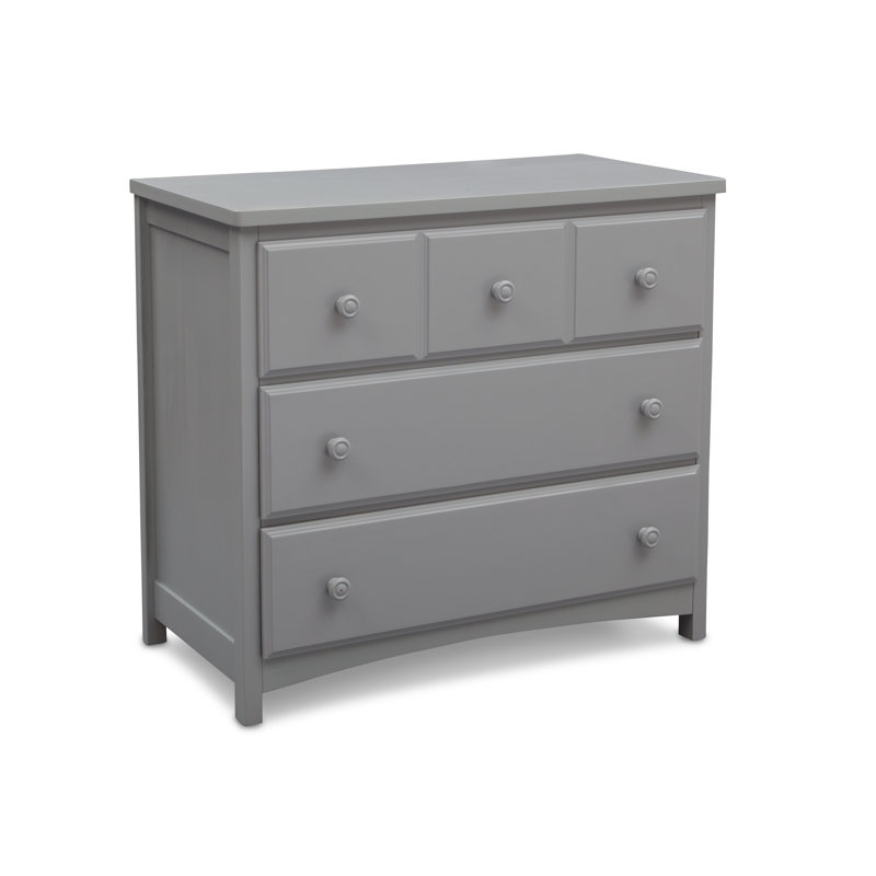 Newport 3 Drawer Dresser, Gray /NotSturdy