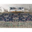 Sona Wool Oriental Area Rug in Navy/Green