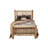 Fireside Lodge Cedar Log Small Spindle Bed - Double - Weathered-89992122-89992121