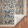 Mirabelle Floral Area Rug in Grey