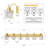 Modern Crystal Bathroom Vanity Lights Gold