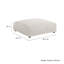 Repose-pieds modulaire en tissu Solace-101323726