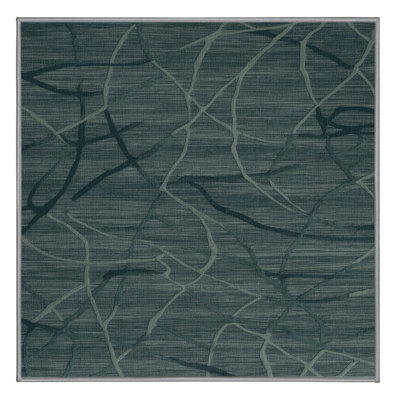 Machine Washable Abstract Gray Area Rug