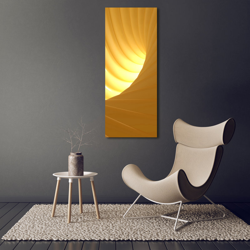 Swirl Abstraction - Wrapped Canvas Print