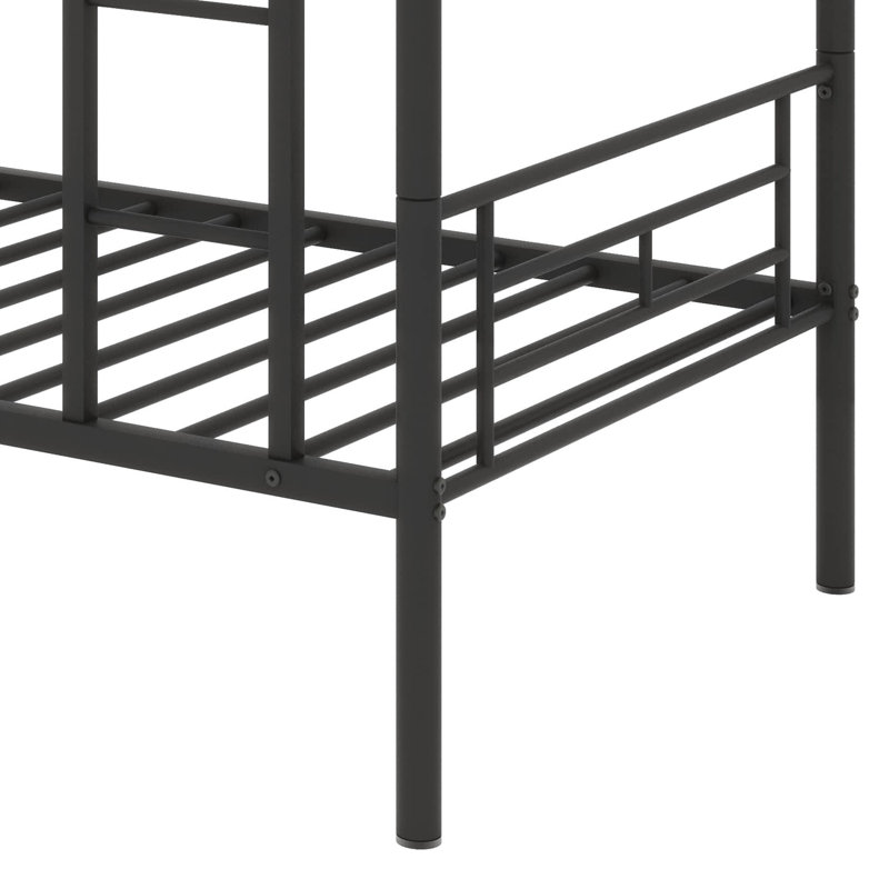 Metal Bunk Bed, Black