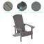 Chaise Adirondack en plastique Armenio-1935180523
