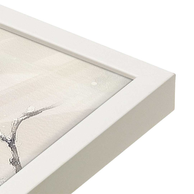 «One Winter Songbird», reproduction d'art, 8 po x 10 po, Blanc opaque