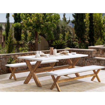 Monsey Cement Outdoor Bench