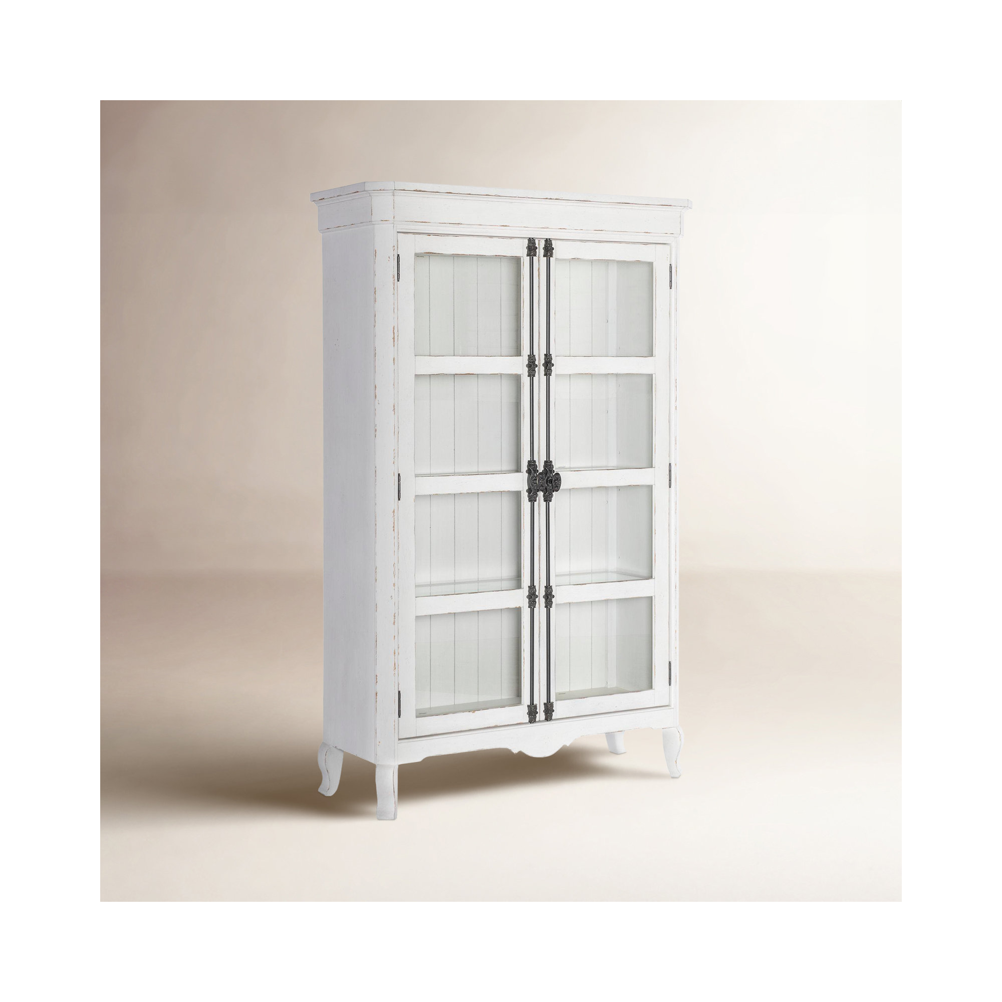 Country Living Display Cabinet 1, White