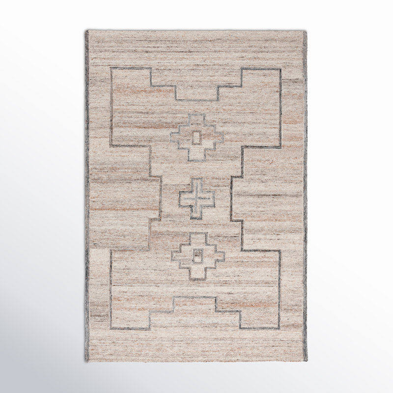 Jax Hand Tufted Southwestern Indoor Rug, Rectangle 8' x 10'