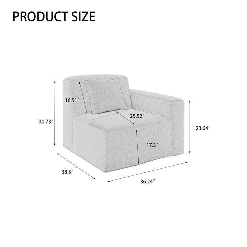 Chaise de terrasse avec accoudoir gauche avec repose-pieds Orso