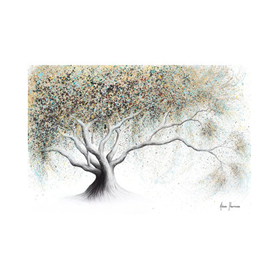 Gentle Golden Bloom by Ashvin Harrison - Wrapped Canvas Gallery-Wrapped Canvas Giclée