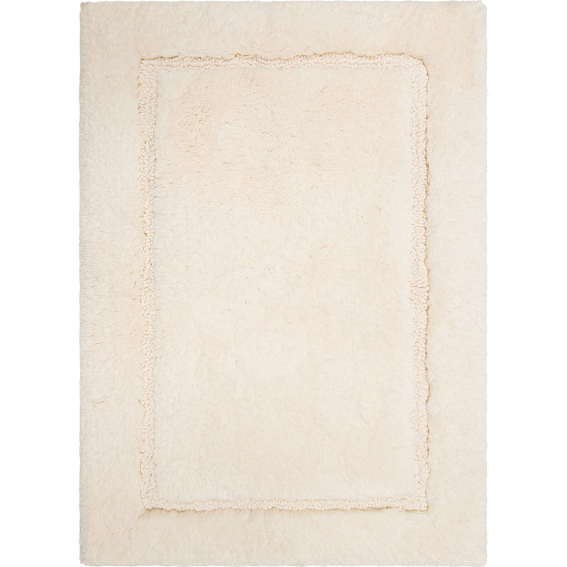 Tapis pour salle de bain Kalb, Parchemin, L 17 po x L 24 po
