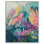 Toile abstraite abstraite avec art floral