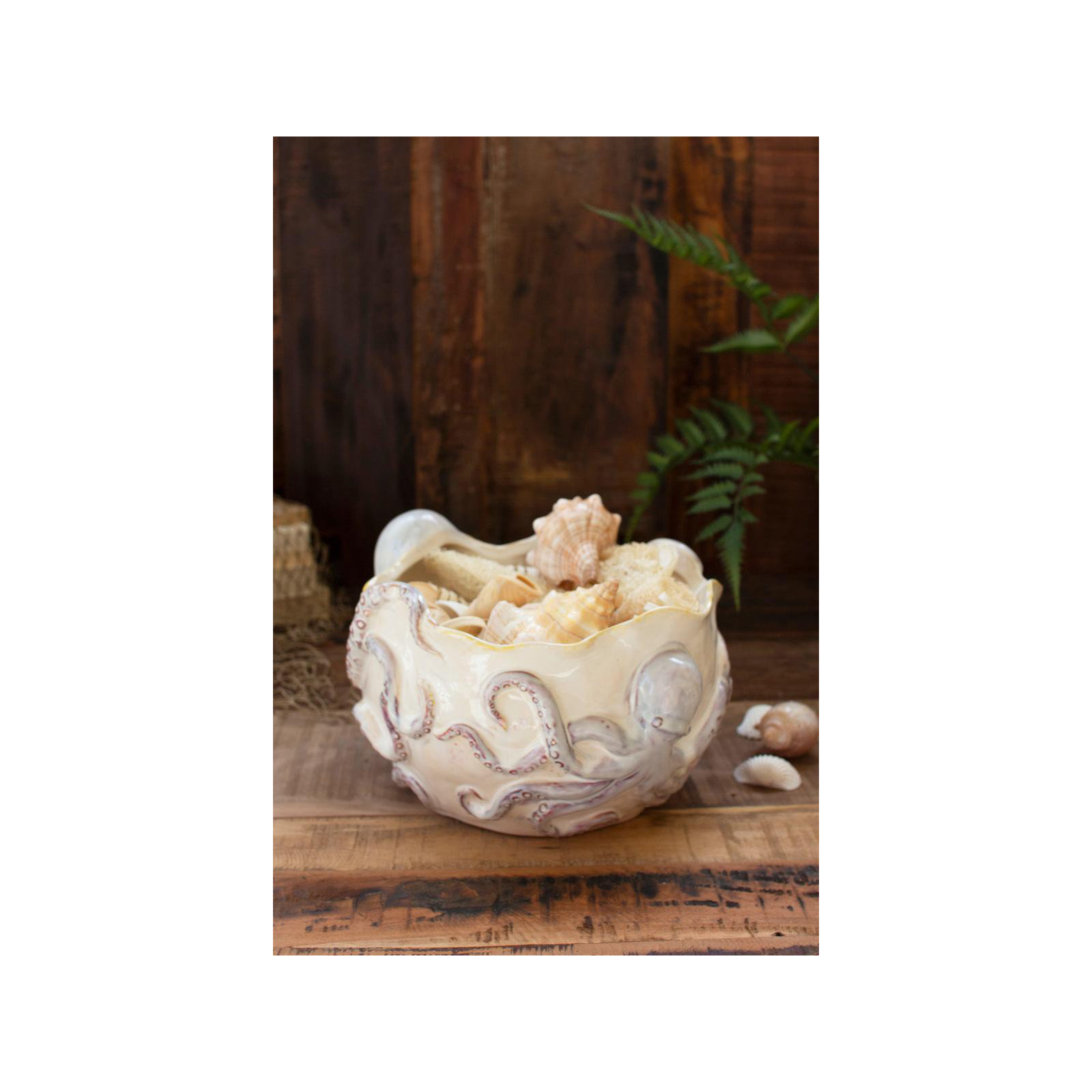 CERAMIC OCTOPUS VASE
