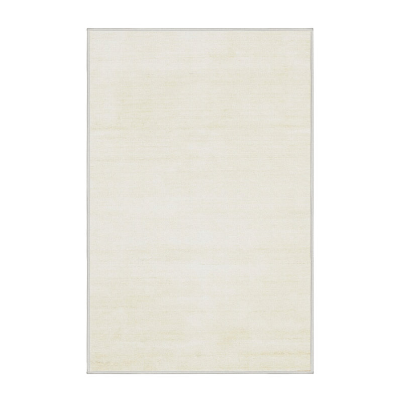 Surface beige contemporaine tapis, Rectangle 5 pi x 7 pi