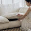 Coussin de canapé modulaire en velours blanc-1753275953