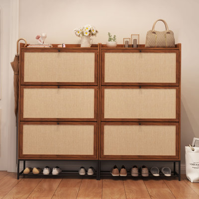 Flip Down Shoe Storage