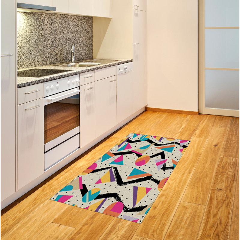 Indie High Density Long Fiber Poly Threads Decorative Area Rug Carpet, Rectangle 4' x 5'8"