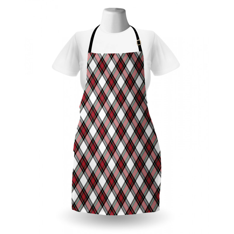 Plaid Bib Apron
