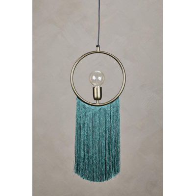 1 - Light Gold Unique/Statement Pendant