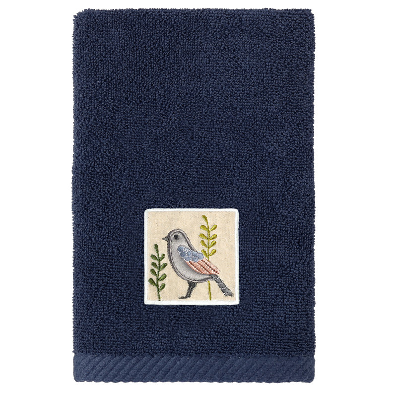 3 Piece Turkish Cotton Towel Set, Marine