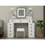 Bureau de coiffeuse avec miroir coulissant Farmhouse