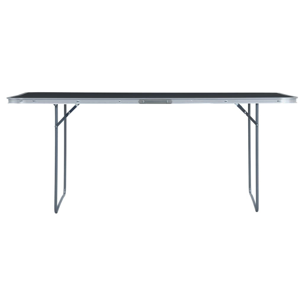 Glenwood Rectangular Fold-in-Half Adjustable Folding Table