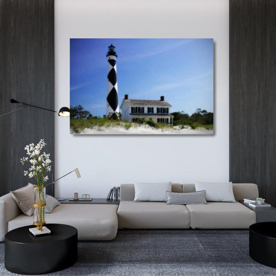 ArtDirect HauseFootballock, Alan Gallery Wrapped Canvas Art Titled: Cape Lookout Light II