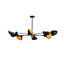 Aquinnah 8 - Light Sputnik Chandelier