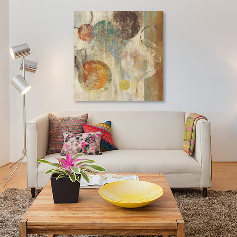 «Bubbles», impression sur toile, H 26 po x l 26 po x P 1,5 po, Toile tendue, Pas de tapis