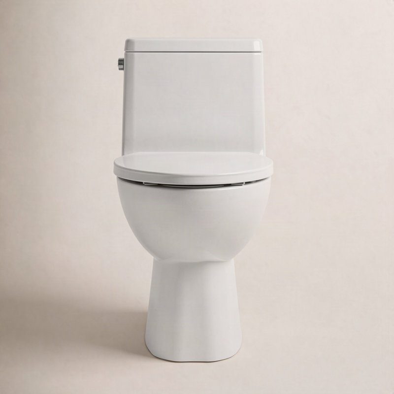 Reach™ 1.28 GPF Water Efficient Elongated Toilet, Ice Gray