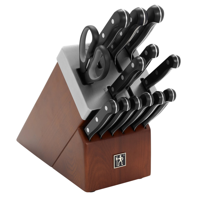 HENCKELS Solution 14-Piece Self-Sharpening Knife Block Set