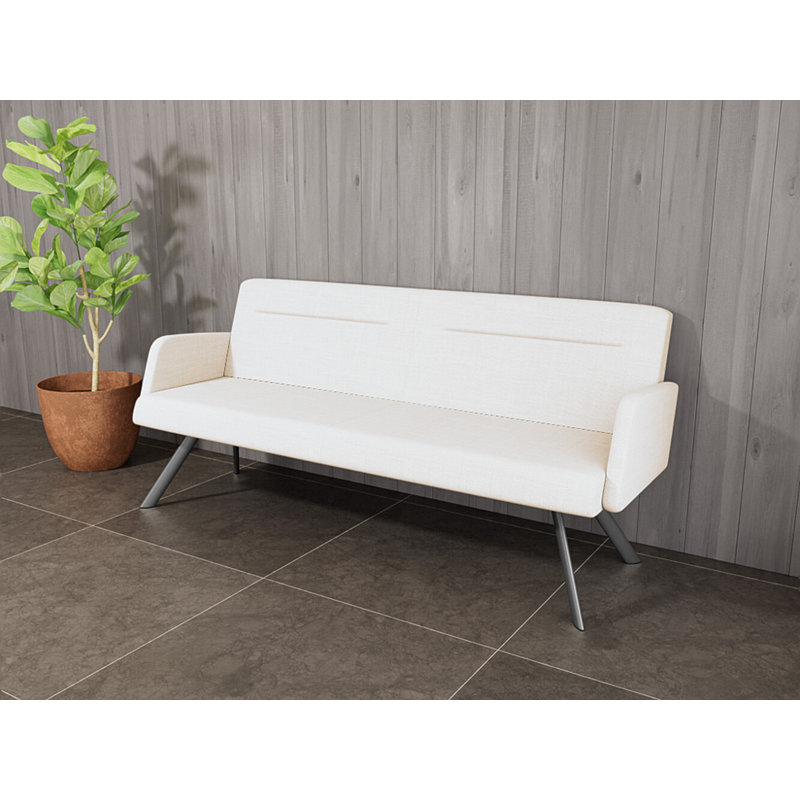Pieds de canapé Willow, Yes, Gris anthracite, Chambray calcaire - vinyle