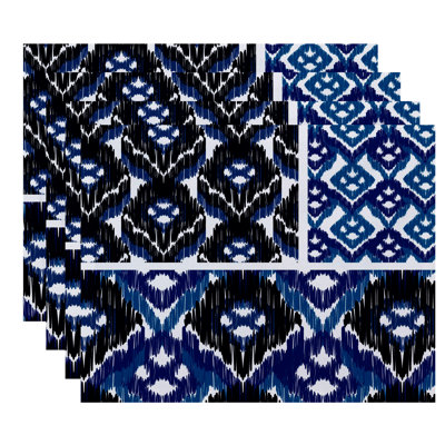 Feltner Polyester Geometric Rectangle Placemat