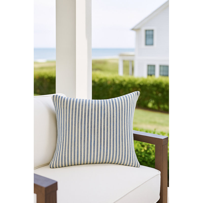 Outdoor Living Throw Pillow, Blue, Square 24"
