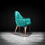 Chaise d'appoint en velours Merriott-271805994-369319435