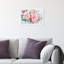 «Pretty Spring Abstract Flowers Modern Pink», cadre photo-73337535-73337536