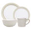 Denby Natural Canvas 4 Pece Dinnerware Set, Service for 1