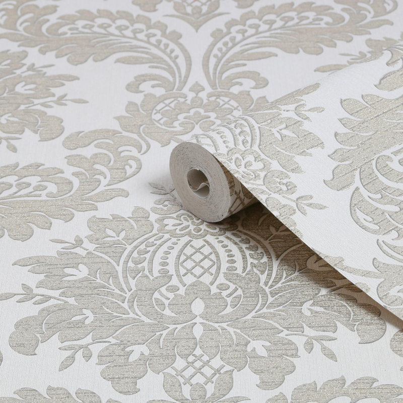 Boutique Archive Damask Wallpaper, Taupe