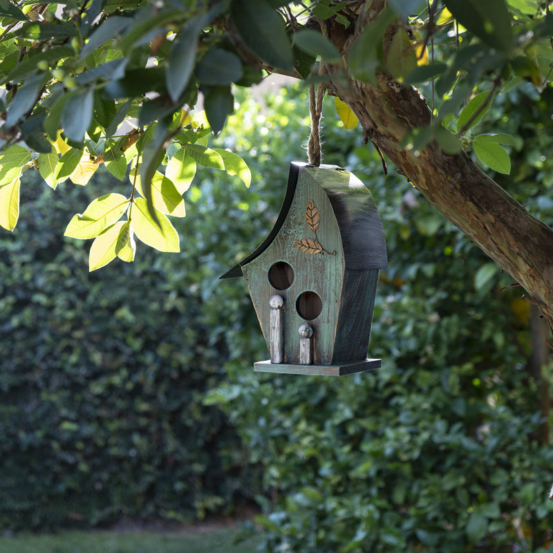 Hanging Birdhouse, Turqoise