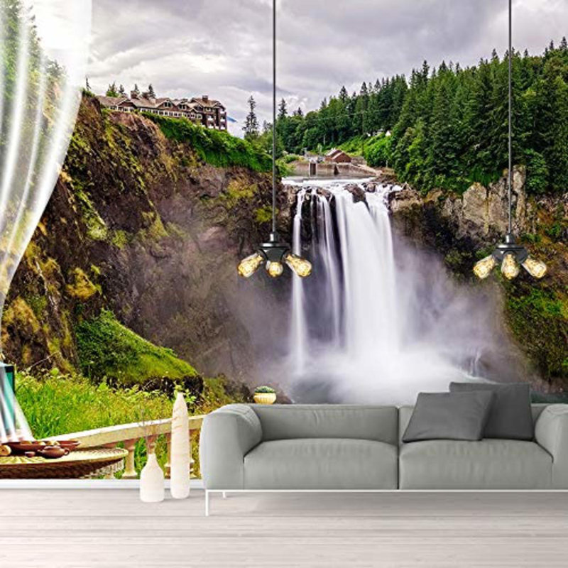Scenery Outside The Balcony Peel & Stick Border, 100" L x 144" W